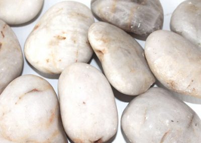 White Polished Chinese Pebbles Large 40-80mm